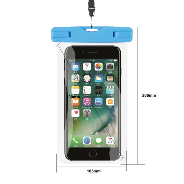 Blå Vanntett Smarttelefonpose [1 Pakke] Vanntett Telefonpose