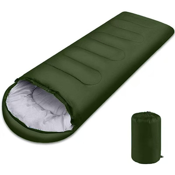 Sovsäck, bärbar, vattentät sovsäck - 1,3 kg - grön