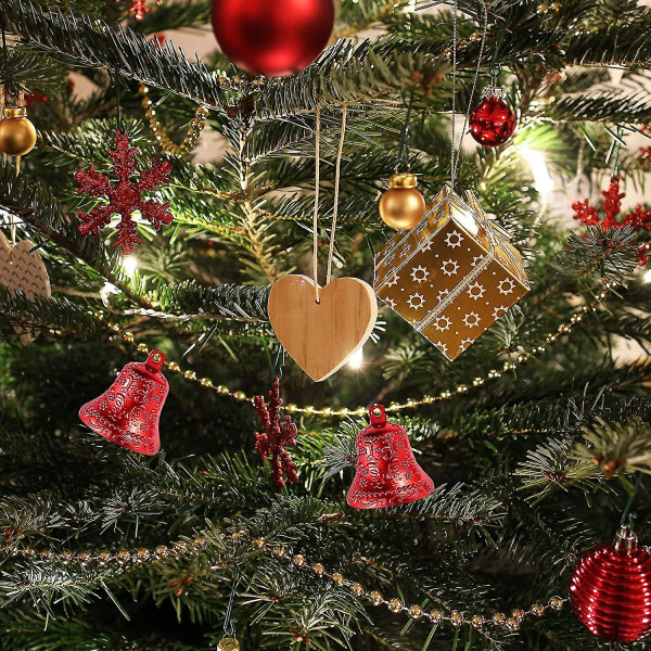 Jul 15 st bjällror pärlor pärlor sträng girlang jul