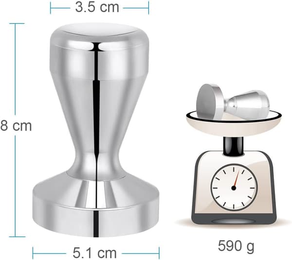 Kaffe Press 51 mm i 430 Rostfritt Stål, Kaffe Press, Espresso