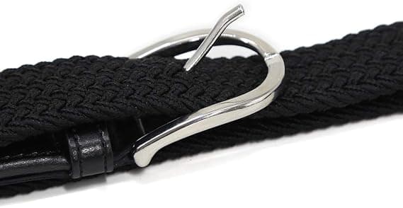 Stoffbelte - Elastisk stretchbelte for menn og kvinner 3,5 cm bred