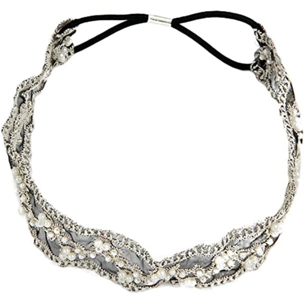 Fashion Style Lace Beads Hovedhår Bånd Hovedbånd