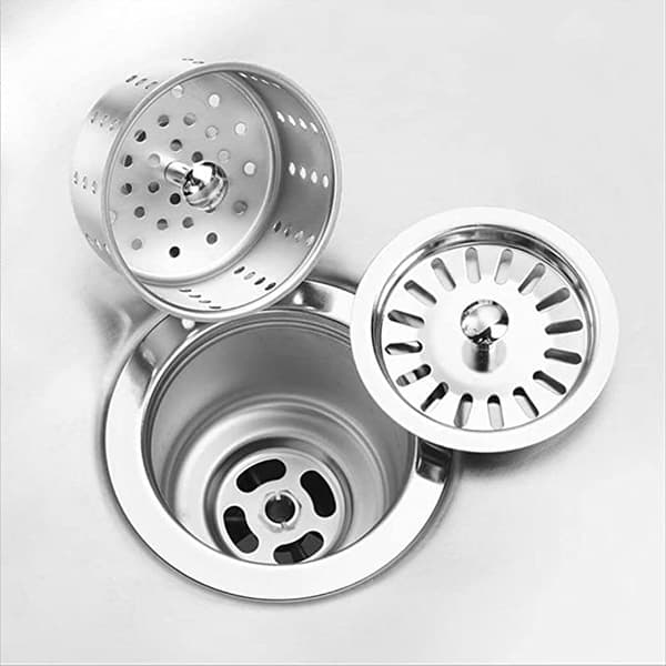 4 x 12*45mm rustfrie stålskruer til vaskesil - sølv, vaskesil