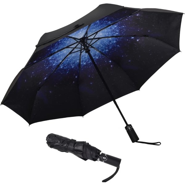 Tähtitaivaan taittuvat sateenvarjot Kompakti sateenvarjo rikkoutumaton, W