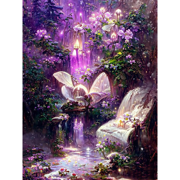 30x40cm 5D DIY Diamantmålning Full,Maison de Rêve#V,DIY Diamant