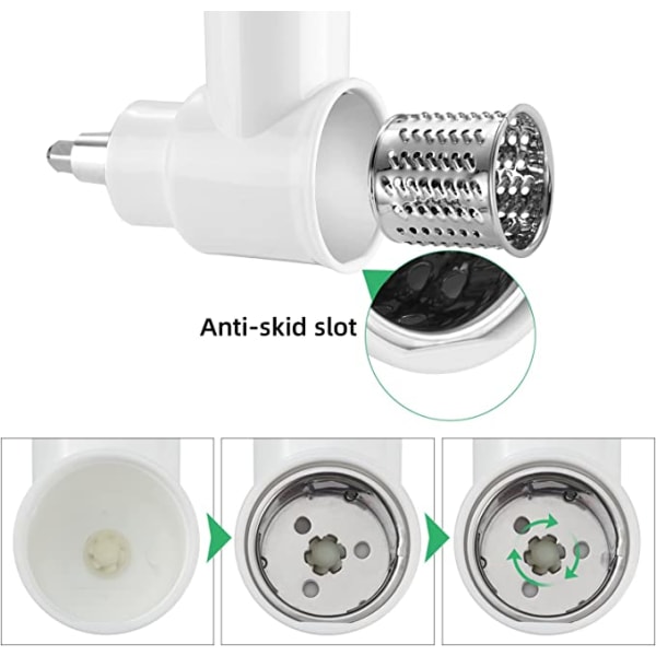Slicer Shredder-tillbehör för Kitchenaid Blender, Slicer Attac