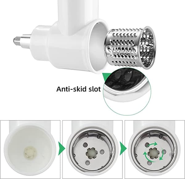 Viipalointi- ja raastinlisälaitteet Kitchenaid-tehosekoittimeen, viipalointilaite