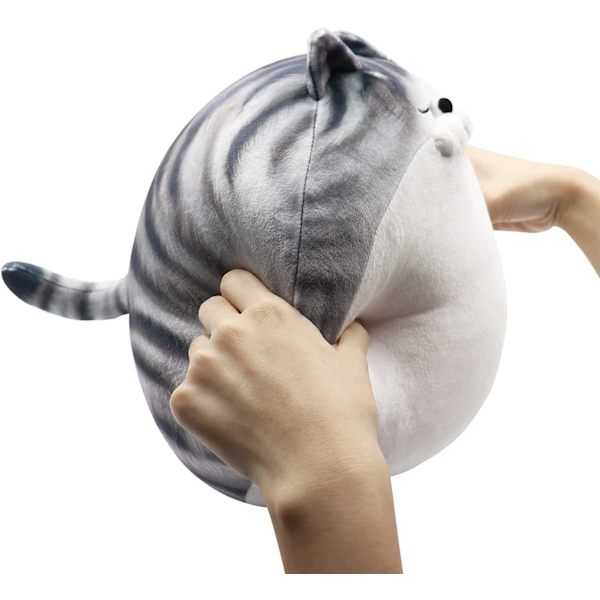 Katt Chubby Plysch Japansk Docka Djur Krama Kudde Fylld