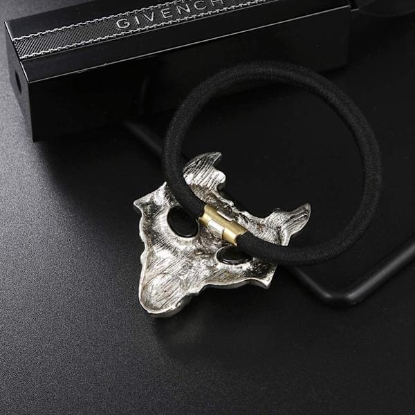 Sett med 3 julehårstrikker Vintage Retro Wolf Head Hair Tie