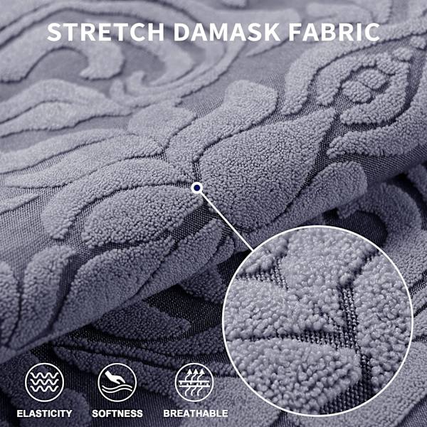 Sofaovertrekk Sofaovertrekk 2-delt Jacquard Damask Slipcovers fo