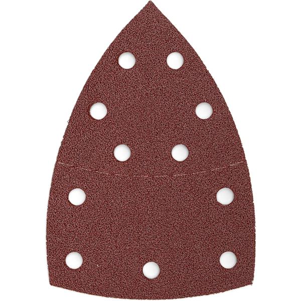 Hiomatriangelit │ 50 kpl │ 11 reikää │ 105 x 152 mm │ 80 hiekkapaperi