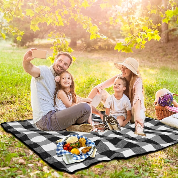 Vattentät picknickfilt 150×200cm, bärbar hopfällbar picknick Ma