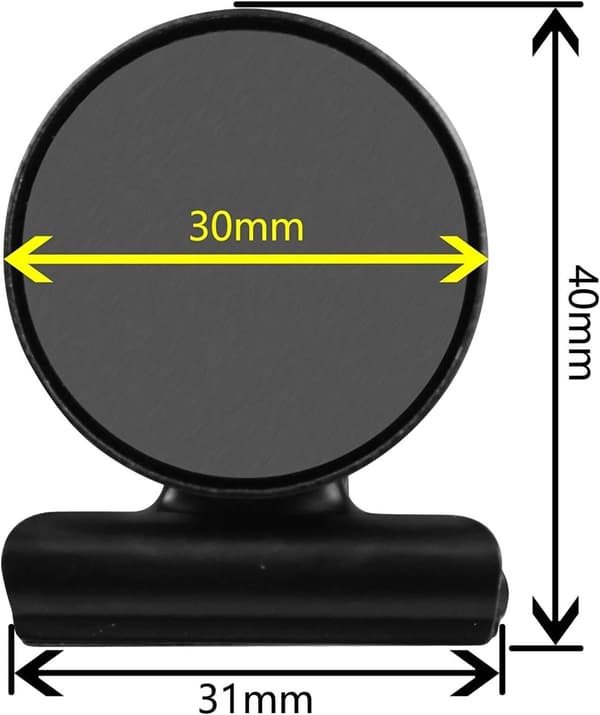 20-pack svarta magnetiska klämmor kylskåpsmagneter med klämmor, kylskåp
