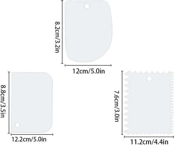 8 kpl Chef Art -kynää ruostumatonta terästä, Culinary Drawing Tool Set