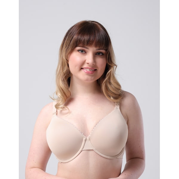 Kjøttfarge(75B)Kvinner Maternity Amme BH Underwired Padded