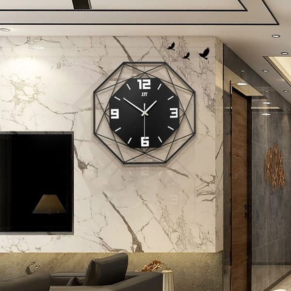 (30cm) Nordisk Minimalistisk Modern Väggklocka Vardagsrum Väggklocka Kvarts Klocka Digital Väggklocka Vardagsrum Sovrum Kö