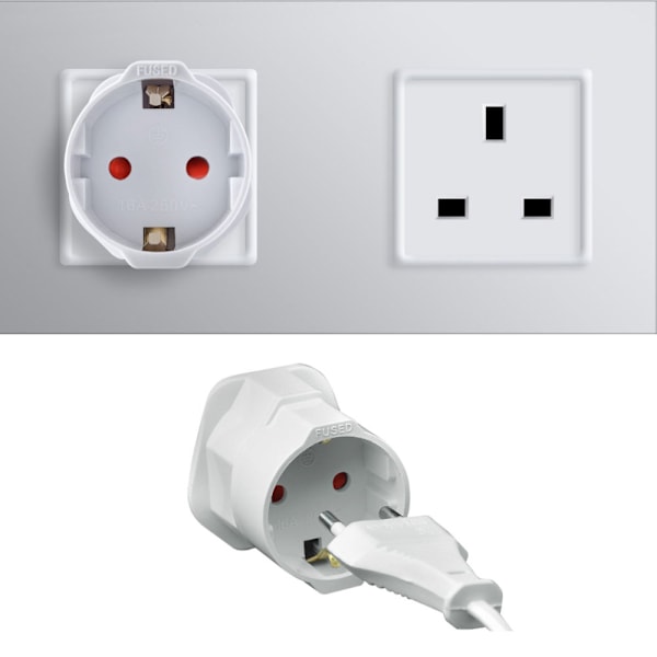 4x Reseadapter typ - 3500W - Semesteradapter - Universal reseadapter - Reseadapter Typ G