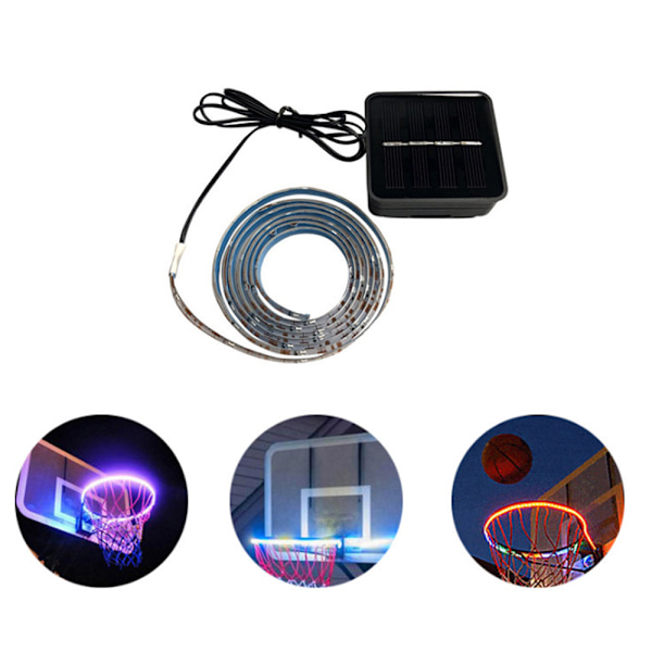 LED-korgbelysning med solceller
