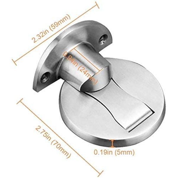 Magnetisk dørstopper, magnetisk dørstopper i nikkel