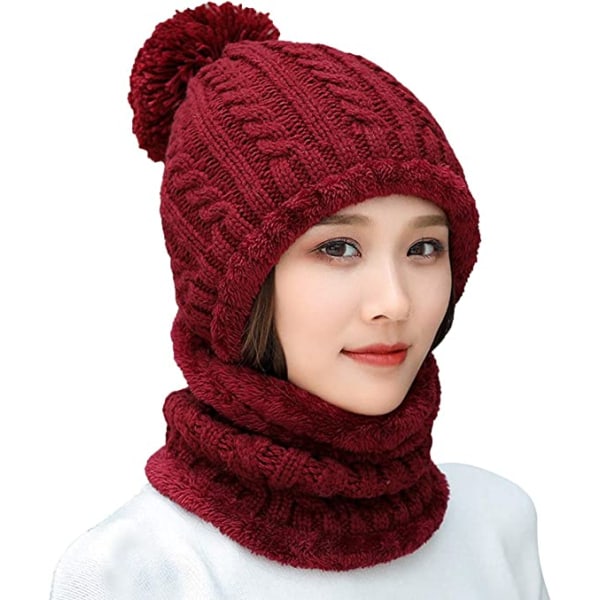 Kvinders multifunktionelle huetørklæde til kvinder i et stykke ørebeskyttelse