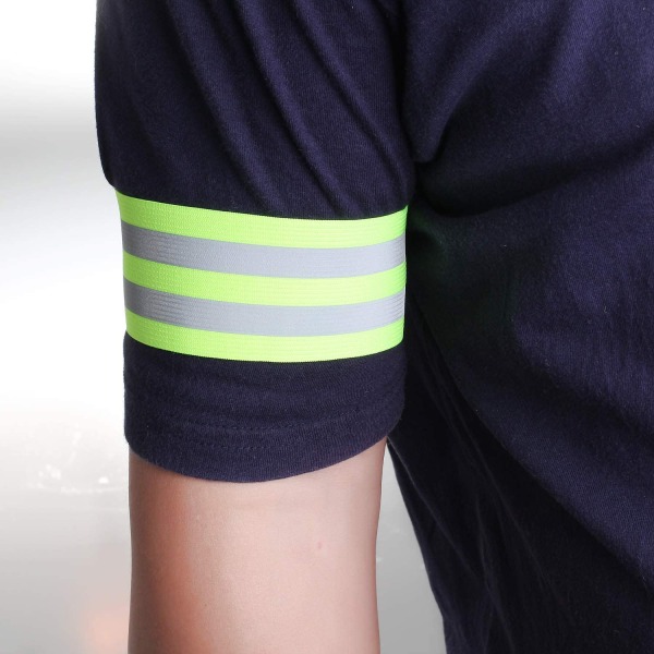 [6X elastiska reflekterande armband, säkerhetsreflexband för Walki