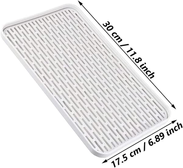 30*17,5 cm oppvaskstativ, oppvaskstativmatte, dryppbrett, T