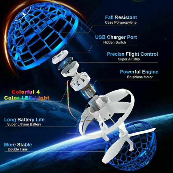 Ufo Intelligent Induction Flying (punainen)