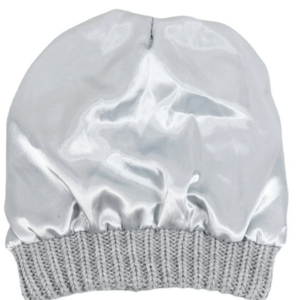 Strikkede ullue Pullover lue varm grå