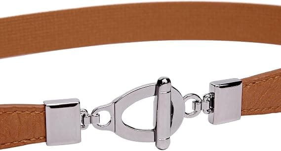 Dames 0,8\" bredde Skinny elastisk taljebælte Stretch Cinch bælte T