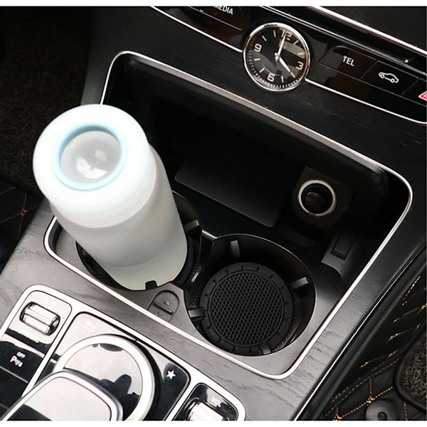 (Svart) 4 stk koppholdere for bilkoppholder, universal silikonkoppholder
