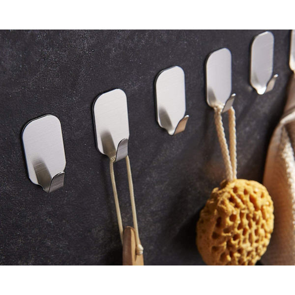 Klistremerker Veggkrok Rustfritt Stål Håndkleholder for Kitc