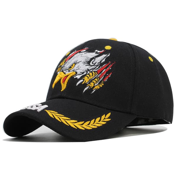 Eagle brodert baseball caps bomull and andehatt utendørs