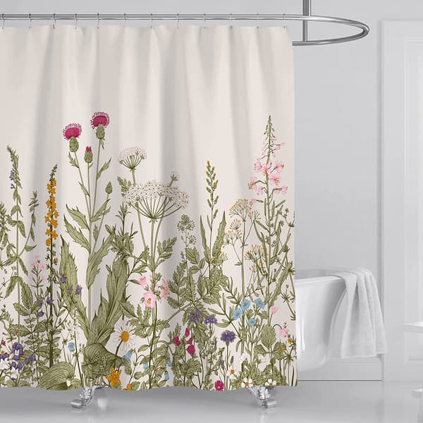 Blomsterdusjforheng Vanntett Mugg og Muggbestandig Vaskbar