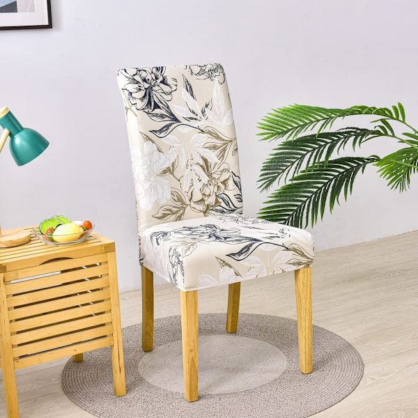 Stolskydd Set om 4/6 Stretch Moderna Stolskydd för Dini