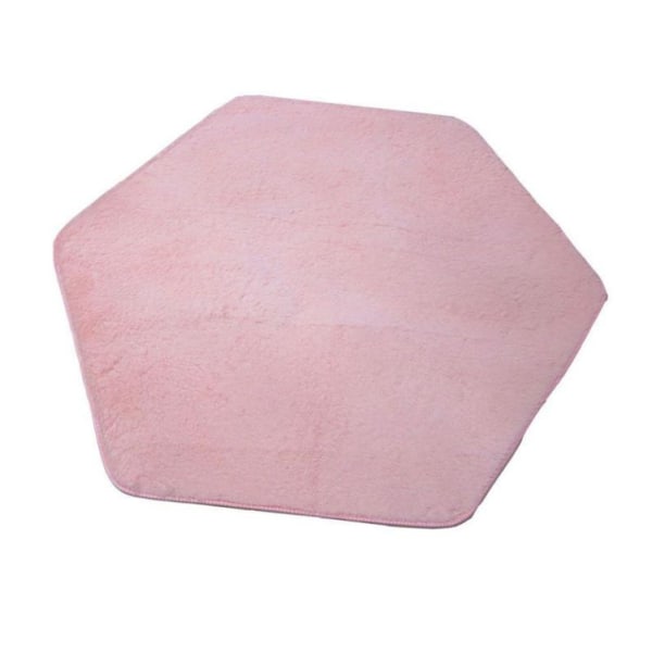 Prinsessetelt børnetæppe, Pink Fluffy tæppe til pigeslot, Hexagon