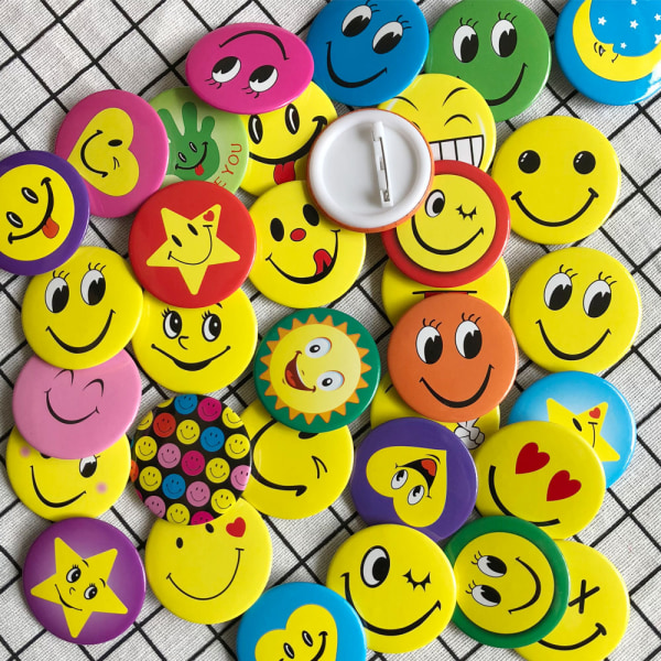 10 stk mini plysjleker, 3 cm Emoji nøkkelring Emoji nøkkelring for barn