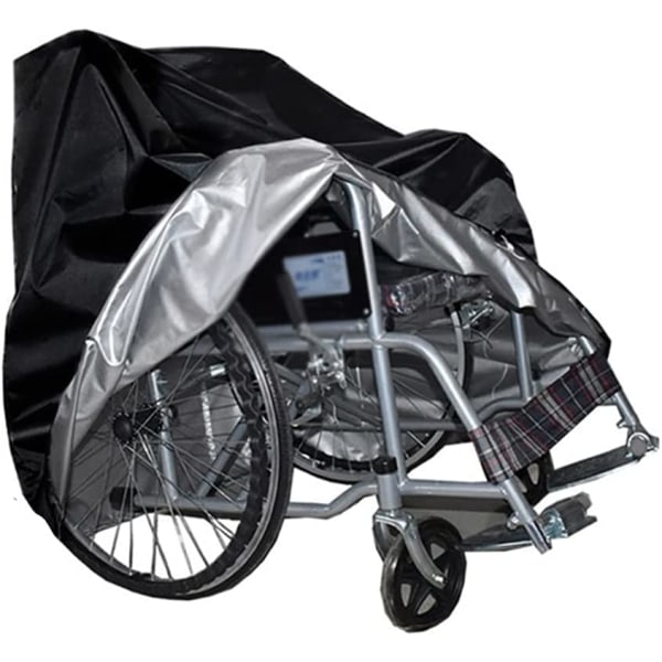 Wheelchair Rain Cover, Dustproof Rainproof Oxford Cloth Wheelcha