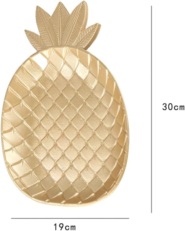 Godisskål, smyckesbricka, förvaringsbricka för vardagsrum och sovrum (Ananas)