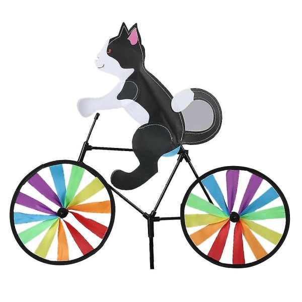 Garden Wind Spinner Cat Dog Bike Rainbow Windwheel Windmill Outd 0006 |  Fyndiq