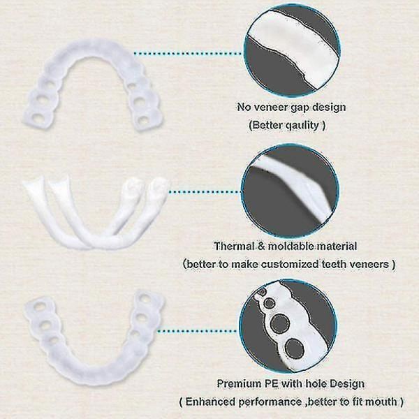 Polyethylene Instant Veneer Denture Simulation Braces