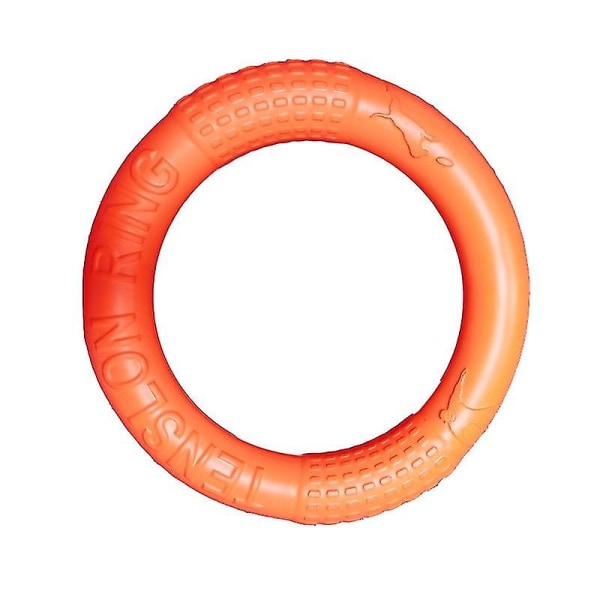 Pet Flying Discs Eva Dog Resistant Bite Training Ring Orange