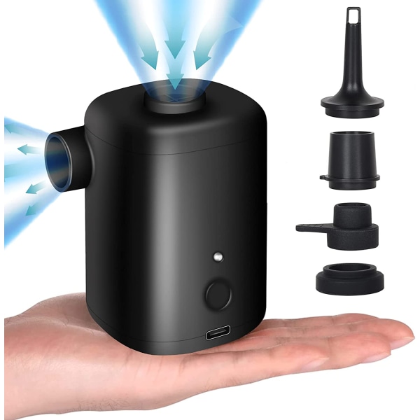 Sähköpumppu 2 in 1 Kannettava langaton USB-ladattava puhallin