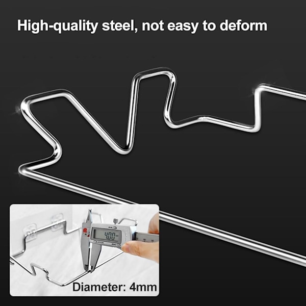 2 stycken soppåshållare (med väggdekaler), Köksavfallshållare, Soppåshållare i rostfritt stål, Hängande soppåshållare