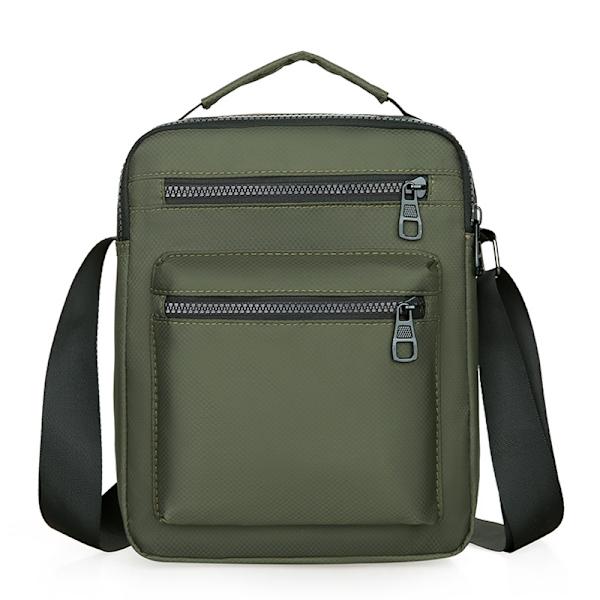 Man Bag (Grön) Liten Man Bag för Män Unisex Säkerhet Axelväska