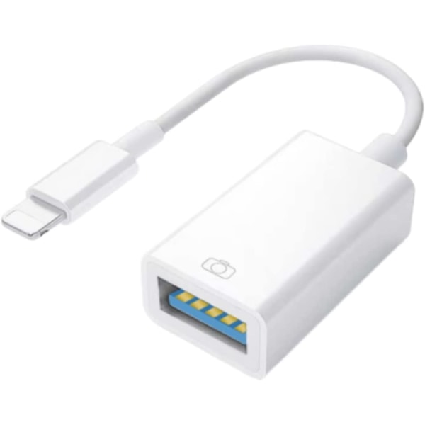 Lightning-kaapeli, USB-sovitin iPhonen kameralle, iOS OTG -kaapelimainos