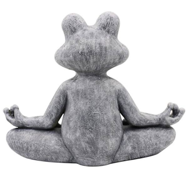 13*5.5*9.5cm Meditoiva Jooga Sammakko Patsas - Zen Puutarha Sammakko F