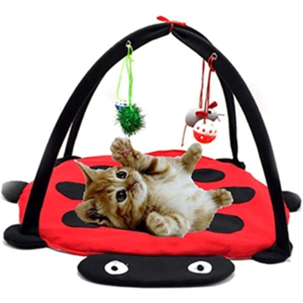 Pet legetøj biller katte telt rød kat hængekøje legetøj med hængekøje legetøj