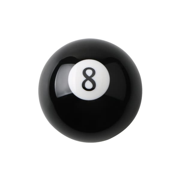 Universal kugleformet gearhoved 8 billard gearhoved sort manuel