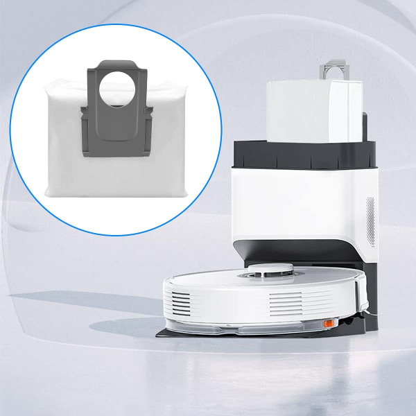 8 støvposetilbehør for Roborock S7 MaxV Ultra Q7 Max/Q5/G10S/S7