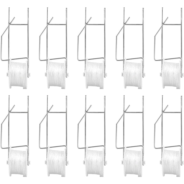 Planterullkrok, 10 bunter tomat espalier med 15 m hyssing, F